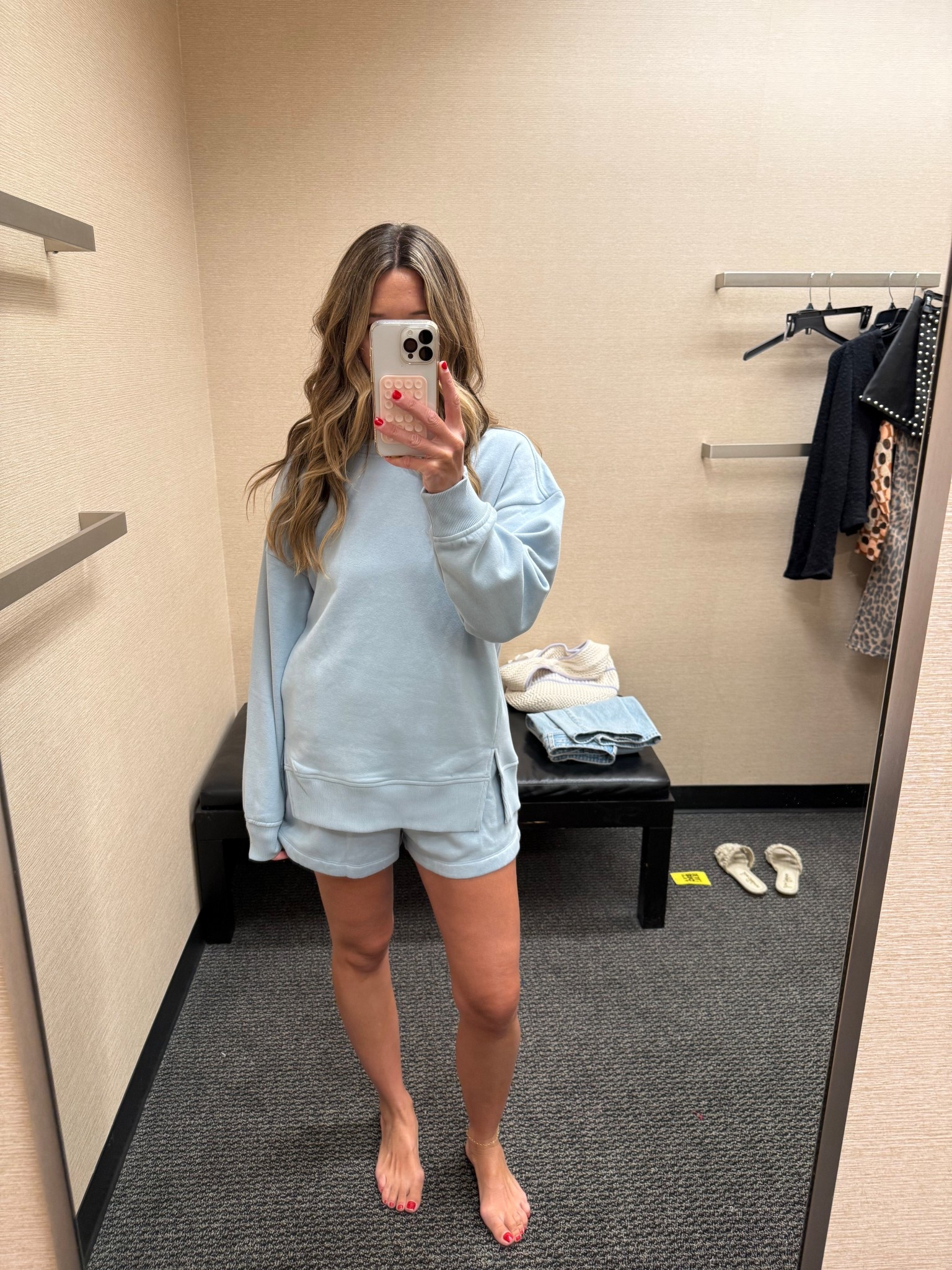 NSALE MIST HAVE SWEATSHIRT + SHORTS SET - tts 

#LTKSaleAlert