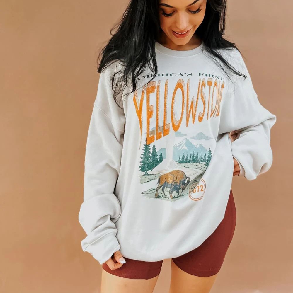 Yellowstone - Heritage National Parks Sweatshirt | Mountain Moverz