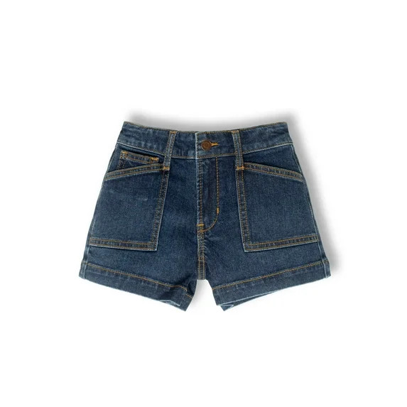 Wonder Nation Girls Fashion Denim Shorts, Size 5-18 | Walmart (US)