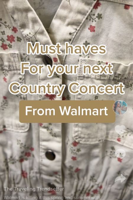 Walmart summer women’s fashion for your next country concert outfit 

#LTKstyletip #LTKunder50 #LTKtravel