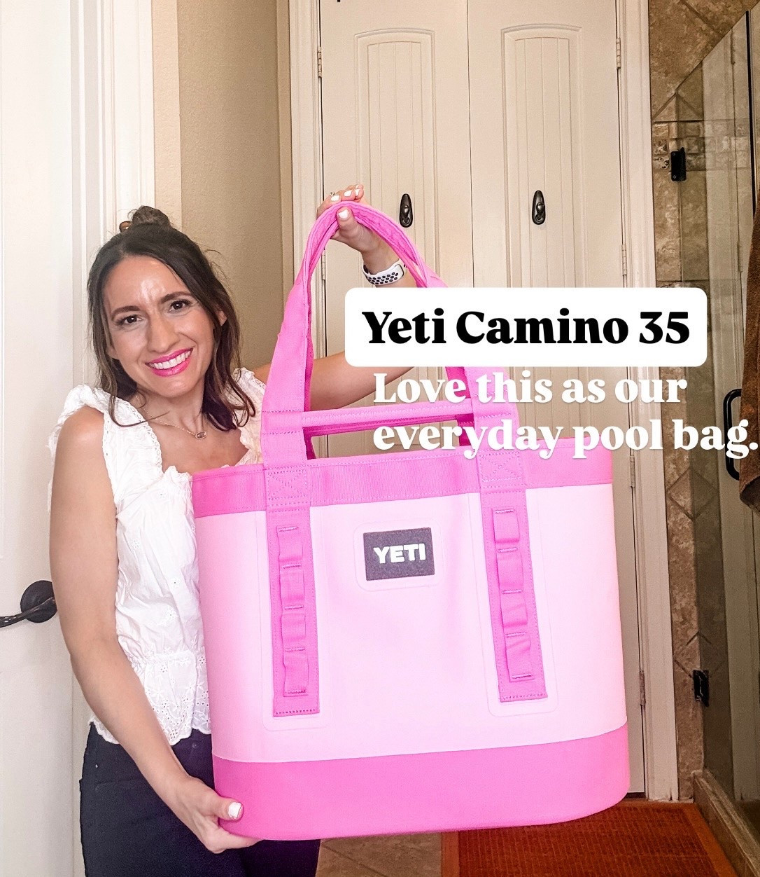 Power pink Yeti Camino 35 
I love using the Yeti Camino 35 for pool trips. 
It’s great for going to the baseball fields for kids sports.

#LTKSwim #LTKSeasonal #LTKmomlife
