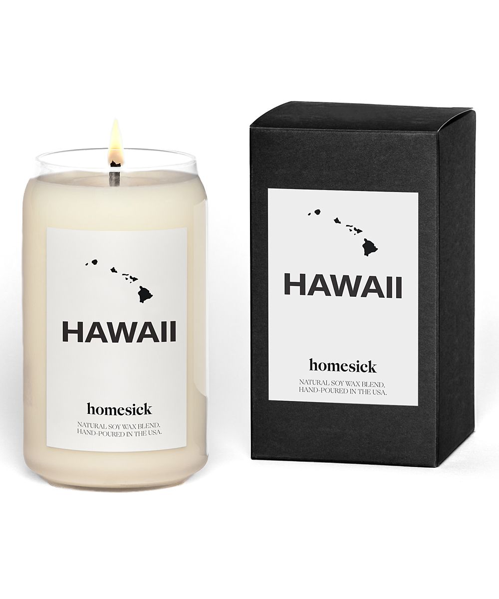 Homesick Candles Candles White - White 'Hawaii' 2020 Candle | Zulily