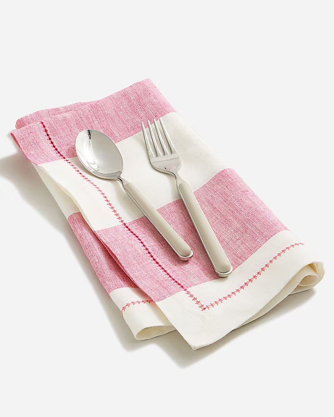 Set-of-four napkins in heritage stripe | J. Crew US