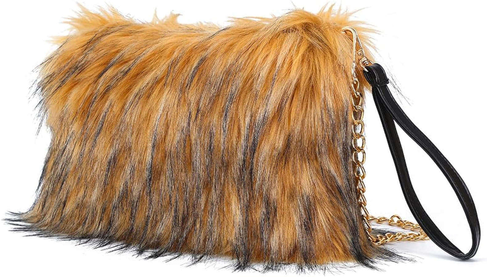 ZOSCGJMY Evening Faux Fur Handbags for Women Furry Fluffy Fuzzy Bags Purse Crossbody Shoulder Str... | Amazon (US)