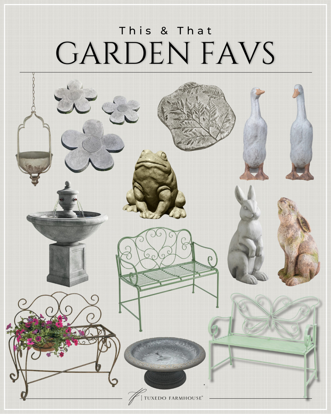 The cutest garden details make all the difference 🐇🌿
From bunnies to benches—these pieces instantly bring your space to life.
Shop all my favorites here ✨ #LTKhome #gardeninspo #outdoordecor 

 #LTKSeasonal #LTKHome #LTKSaleAlert