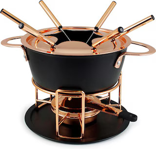 Cast Aluminium Fondue Set, 11 Piece | MyDeal