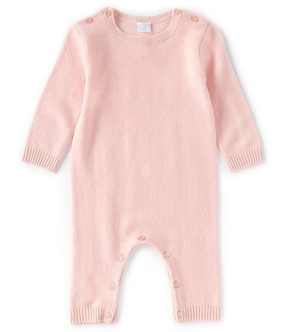 Edgehill Collection Baby Newborn-12 Months Long-Sleeve Button Detail Cashmere Coverall | Dillard'... | Dillard's