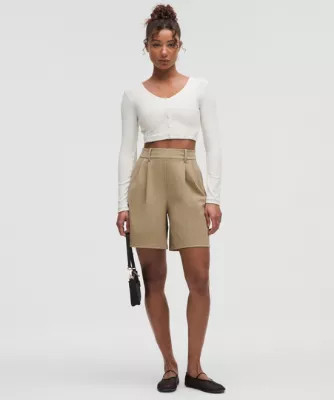 Daydrift Pleated High-Rise Short 7" | lululemon (AU)