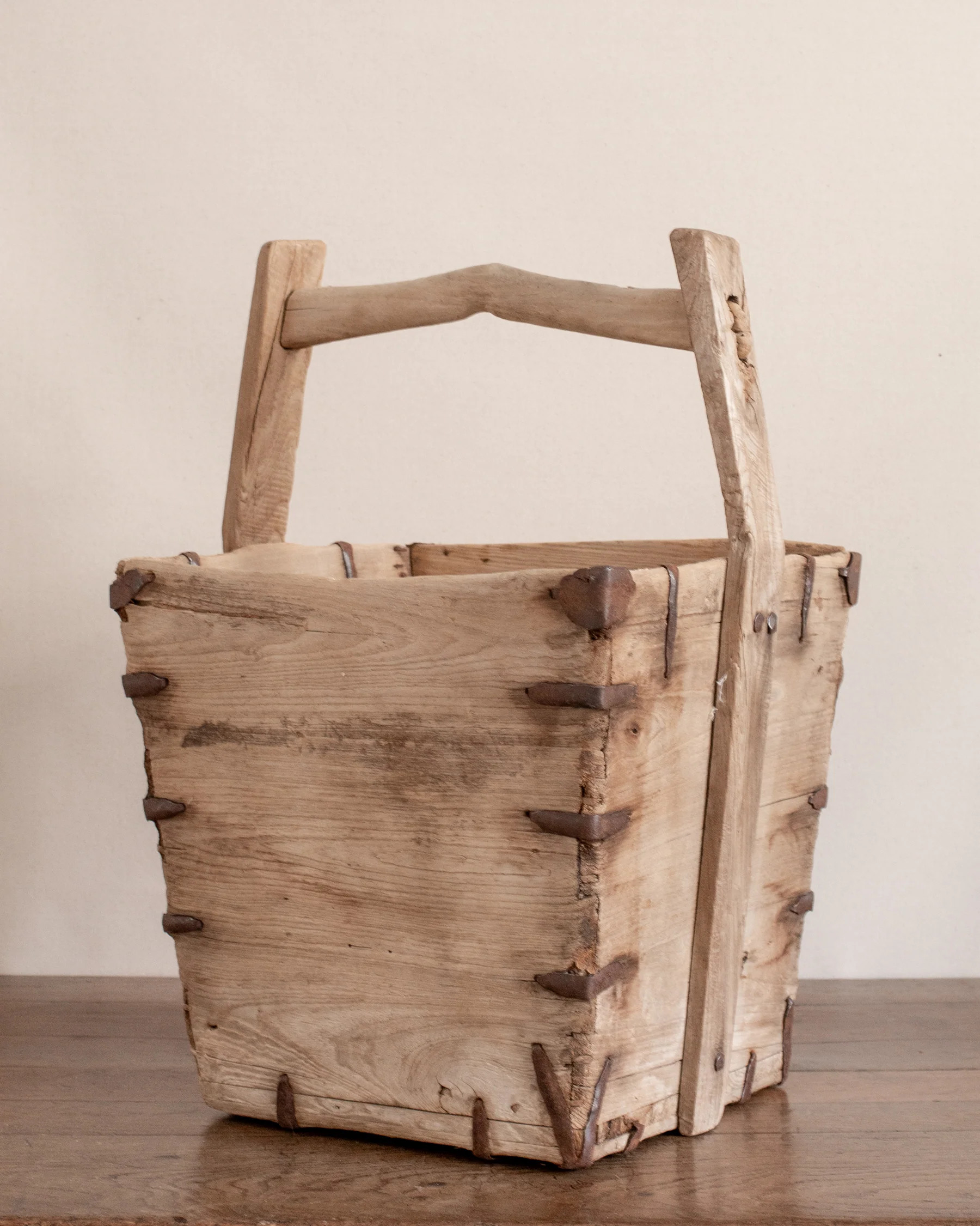 Antique Grain Bucket | The Vintage Rug Shop