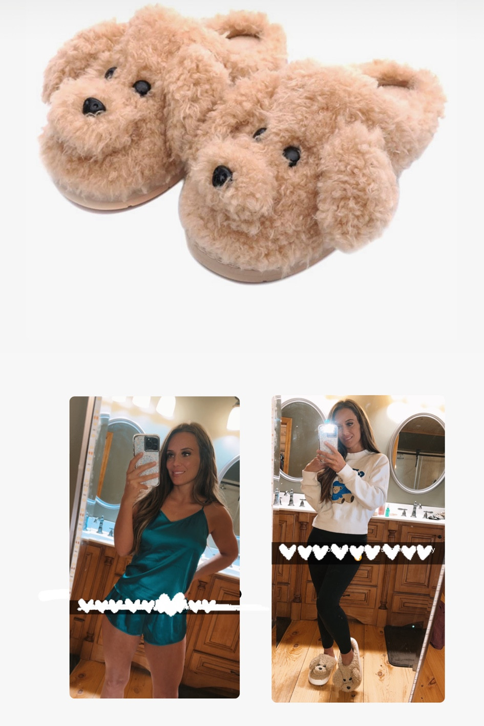 Valentines gift ideas 
Women’s silky pjs 
Golden doodle slippers 

#LTKGiftGuide #LTKSeasonal #LTKfamily