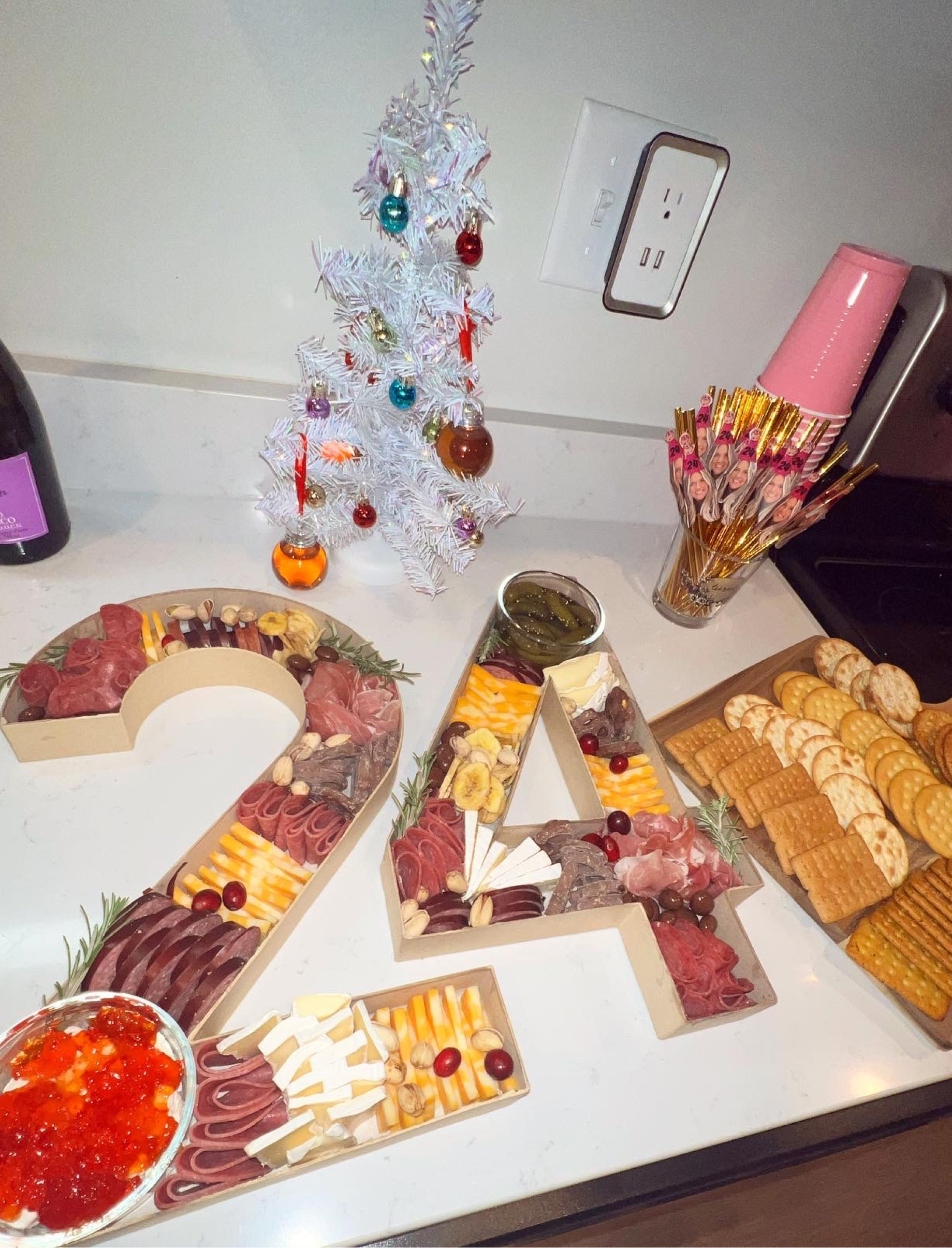 Birthday celebration with a fun twist! Charcuterie numbers & Christmas tree shots 🎄🤩🎂

#LTKGiftGuide #LTKSeasonal #LTKHoliday