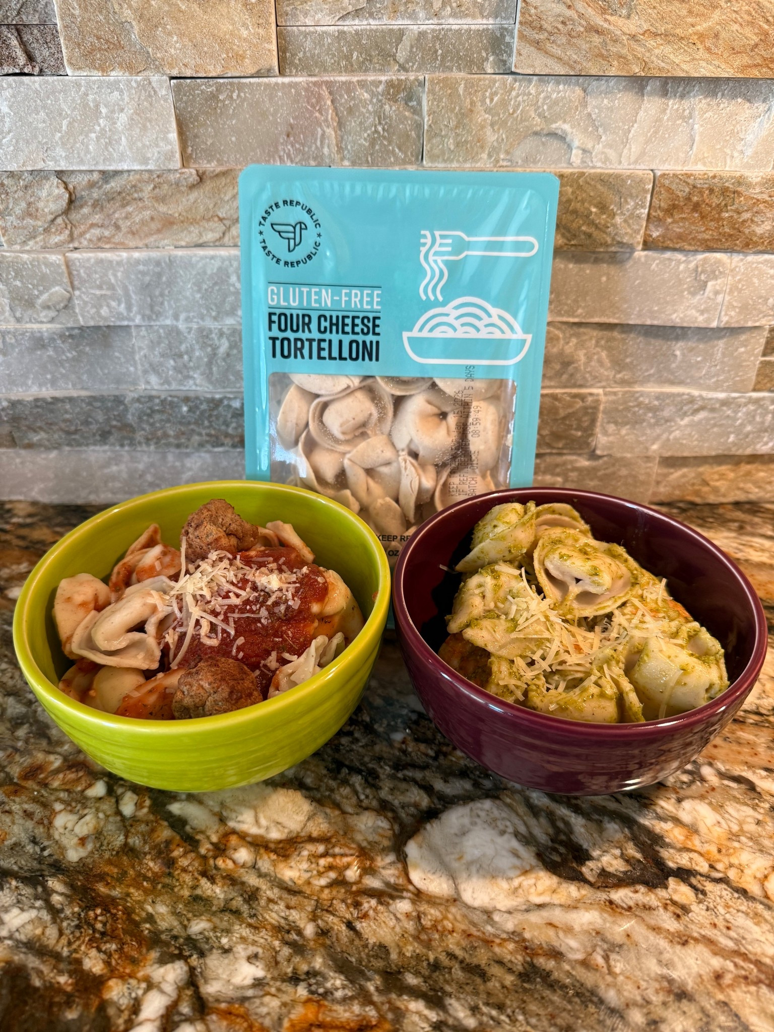 Made with brown rice flour and a blend of delicious cheeses (mozzarella, Asiago, Parmesan, and ricotta), our Four Cheese Tortelloni is crafted to deliver on both taste and texture. Because our tortelloni is freshly made, the pasta cooks perfectly al dente in only 2-3 minutes. Toss with your favorite sauce and enjoy!

#LTKHome #LTKFamily #LTKTravel