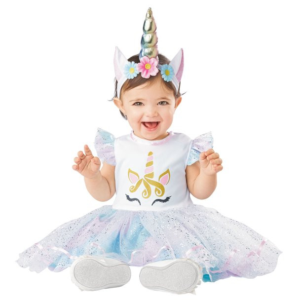 Way to Celebrate Infant Daydream Unicorn Rainbow Color Halloween Costume - Size 12-18M - Walmart.... | Walmart (US)