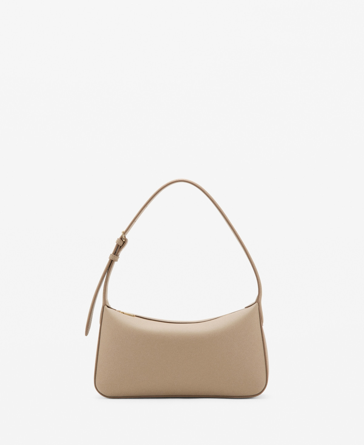 Mango Women's Faux-Leather Shoulder Bag - Beige | Macy's