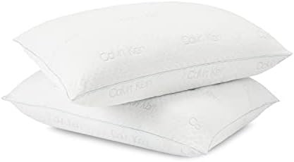 Calvin Klein Cooling Bamboo Pillow Twin Pack (Standard/Queen - 20” x 28” - Set of 2) - Comfy ... | Amazon (US)