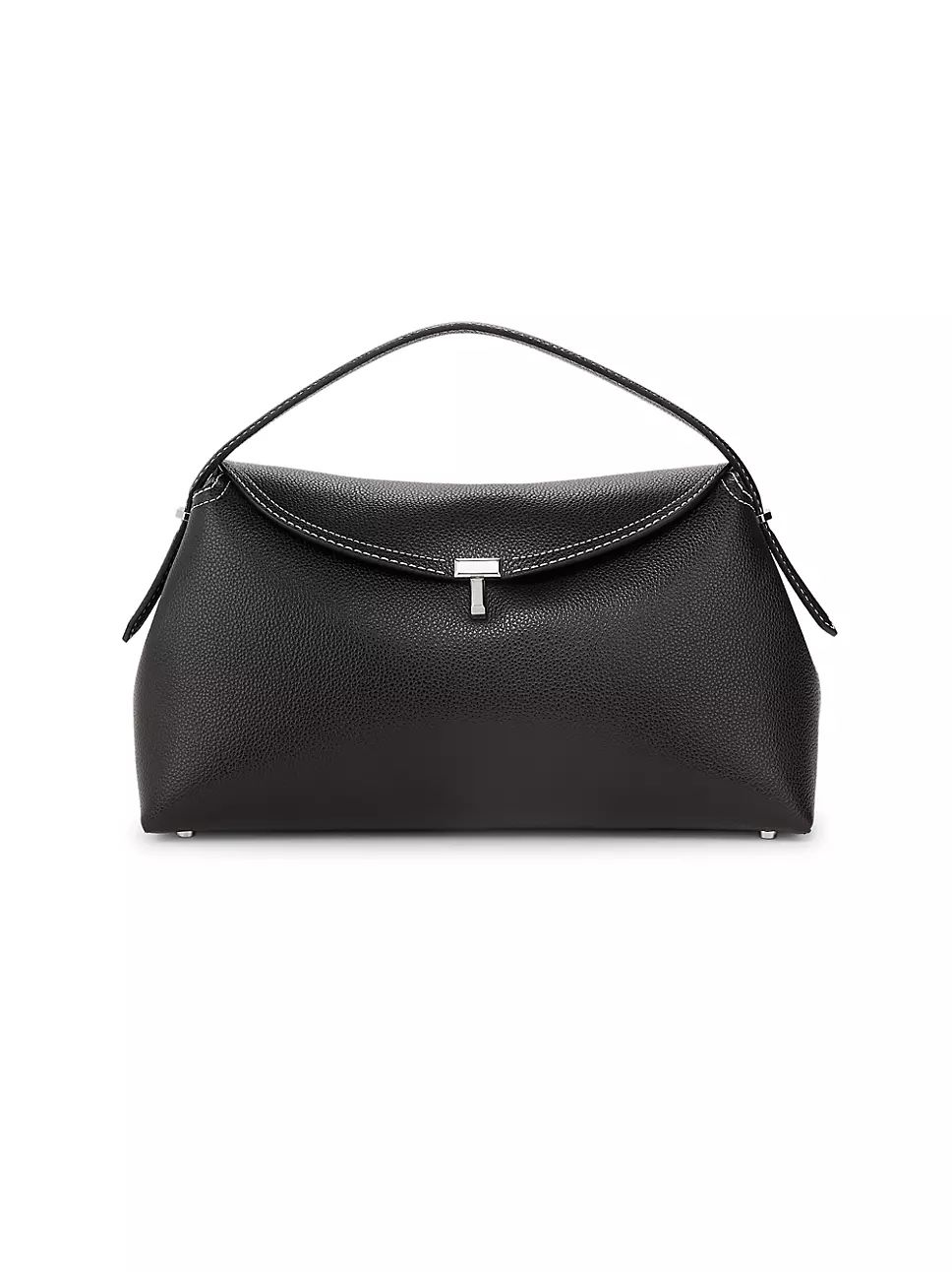 T-Lock Leather Top-Handle Bag | Saks Fifth Avenue