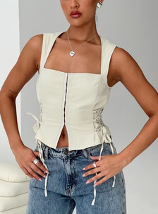 Myrin Top Beige | Princess Polly US