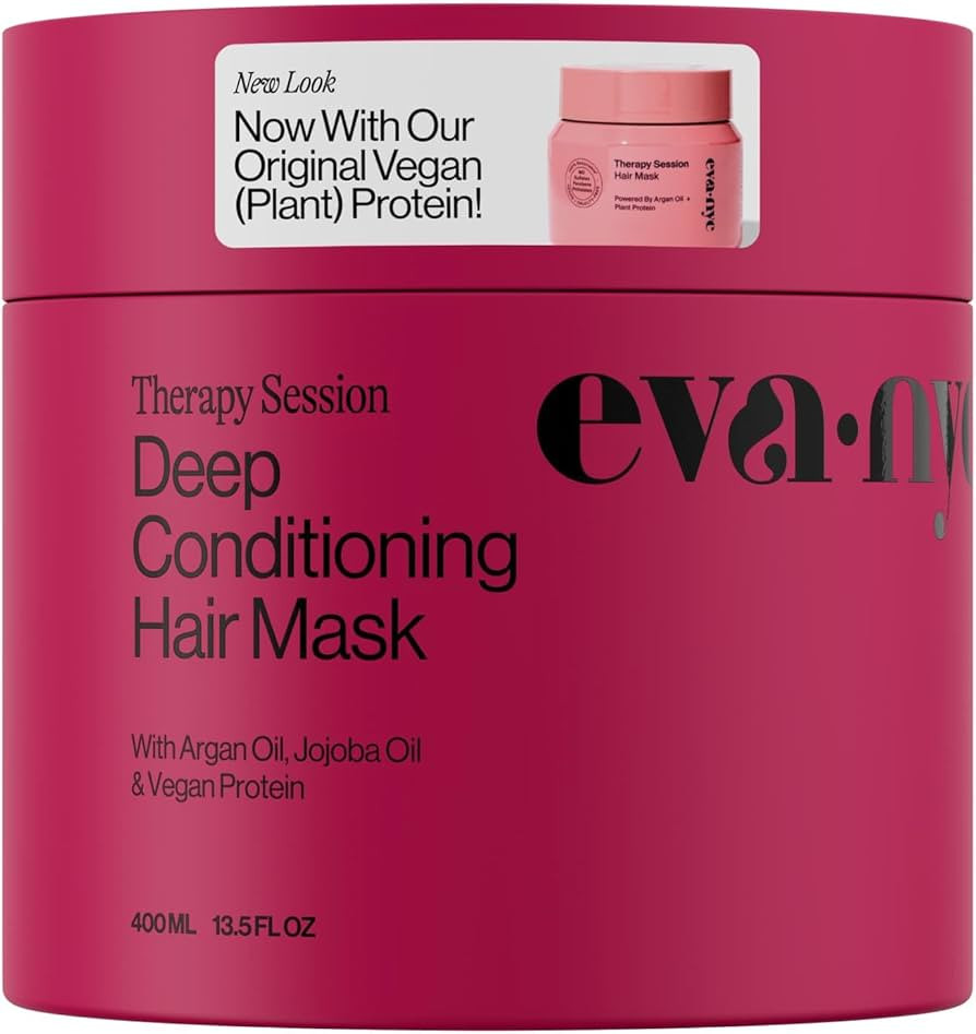 Eva NYC Therapy Session Hair Mask with Jojoba + Argan Oil | Deep Conditioning | Hydrate & Soften ... | Amazon (US)