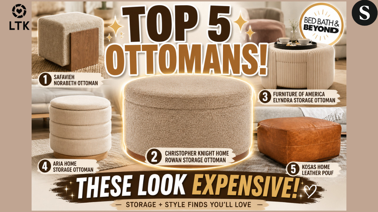These Ottomans Look SO Expensive! 🤎 Bed Bath & Beyond Home Decor Finds

Looking for the perfect ottoman for your living room, bedroom, or entryway? Today I'm sharing my Top 5 ottoman finds from Bed Bath & Beyond! From hidden storage ottomans to designer-inspired accent pieces and genuine leather poufs, these affordable finds can instantly elevate your home.
Whether you love modern organic, transitional, cozy neutral, or luxury-inspired decor, there's something in this roundup for every style.
✨ Which one is your favorite?
🤎 Shop all my favorite home decor finds through my links below.



🛍️ShopMy:
https://shopmy.us/shop/collections/5845793




🛍️LTK: 




#BedBathAndBeyond
#Ottoman
#StorageOttoman
#HomeDecor
#LivingRoomDecor
#BedroomDecor
#NeutralHome
#CozyHome
#InteriorDesign
#HomeInspo
#ModernOrganic
#LuxuryHomeDecor
#FurnitureFinds
#AffordableDecor
#HomeStyling


bed bath and beyond ottoman, storage ottoman, round ottoman, leather pouf, safavieh ottoman, christopher knight home ottoman, furniture of america ottoman, home decor finds, affordable furniture, living room ottoman, bedroom bench, neutral home decor, cozy home inspiration, luxury home decor, designer inspired furniture, modern organic home, home decorating ideas, beige ottoman, storage furniture, ottoman styling ideas
 

 #LTKdayinmylife #LTKOver40 #LTKHome