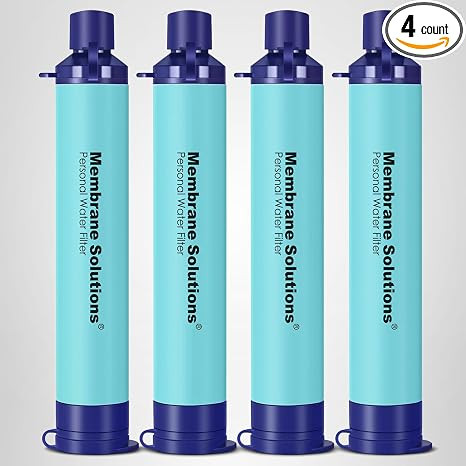 Membrane Solutions Straw Water Filter S1, NSF/ANSI 42&372&401 certificated, Survival Filtration P... | Amazon (US)
