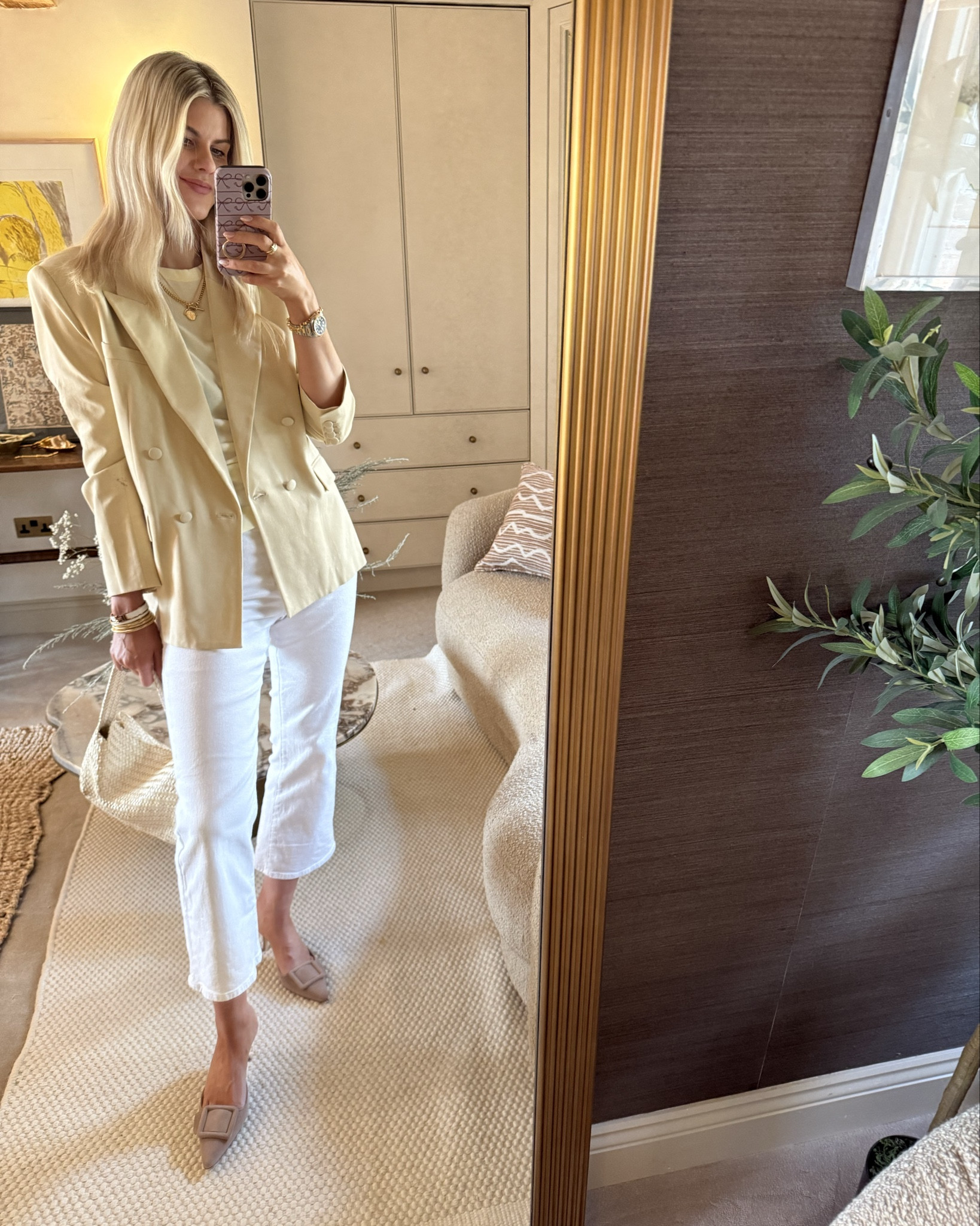 Lemon pastel blazer with white jeans spring outfit 

#LTKireland #LTKspring #LTKFashionMonth