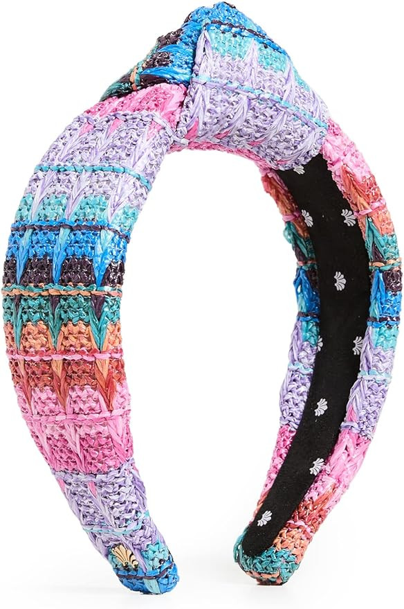 Lele Sadoughi Women's Raffia Knotted Headband | Amazon (US)