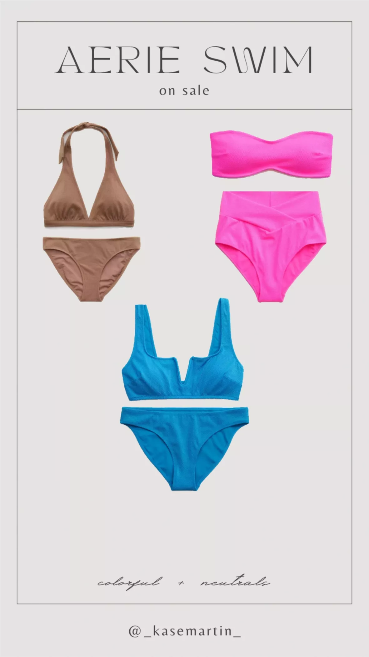 Aerie Shine Pique Full Coverage … curated on LTK