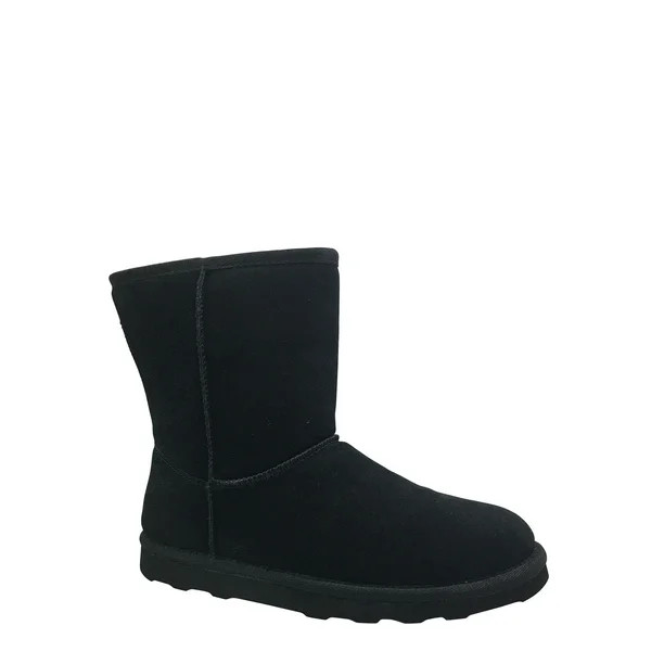Time and Tru Women's Genuine Suede Boots - Walmart.com | Walmart (US)