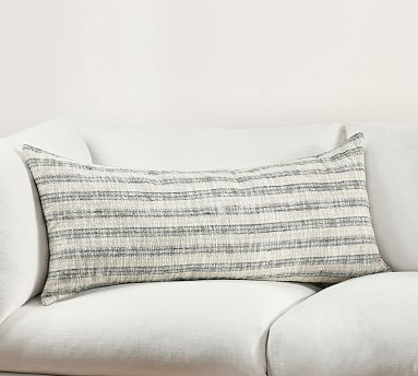 Paden Striped Lumbar Pillow | Pottery Barn (US)