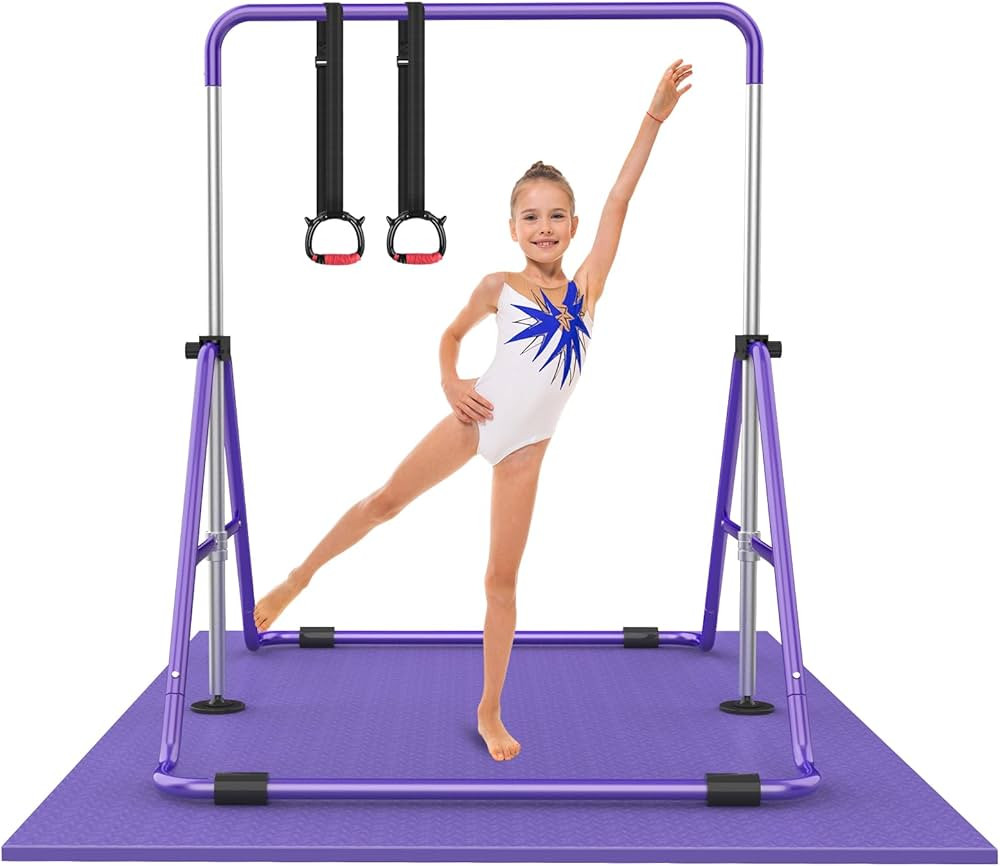 Gymnastic Bars for Kids with Adjustable Height, Folding Gymnastic Training Kip Bar, Junior Expand... | Amazon (US)