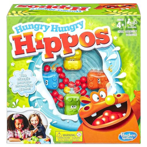 Hasbro Gaming Elefun and Friends Hungry Hungry Hippos Game | Amazon (US)