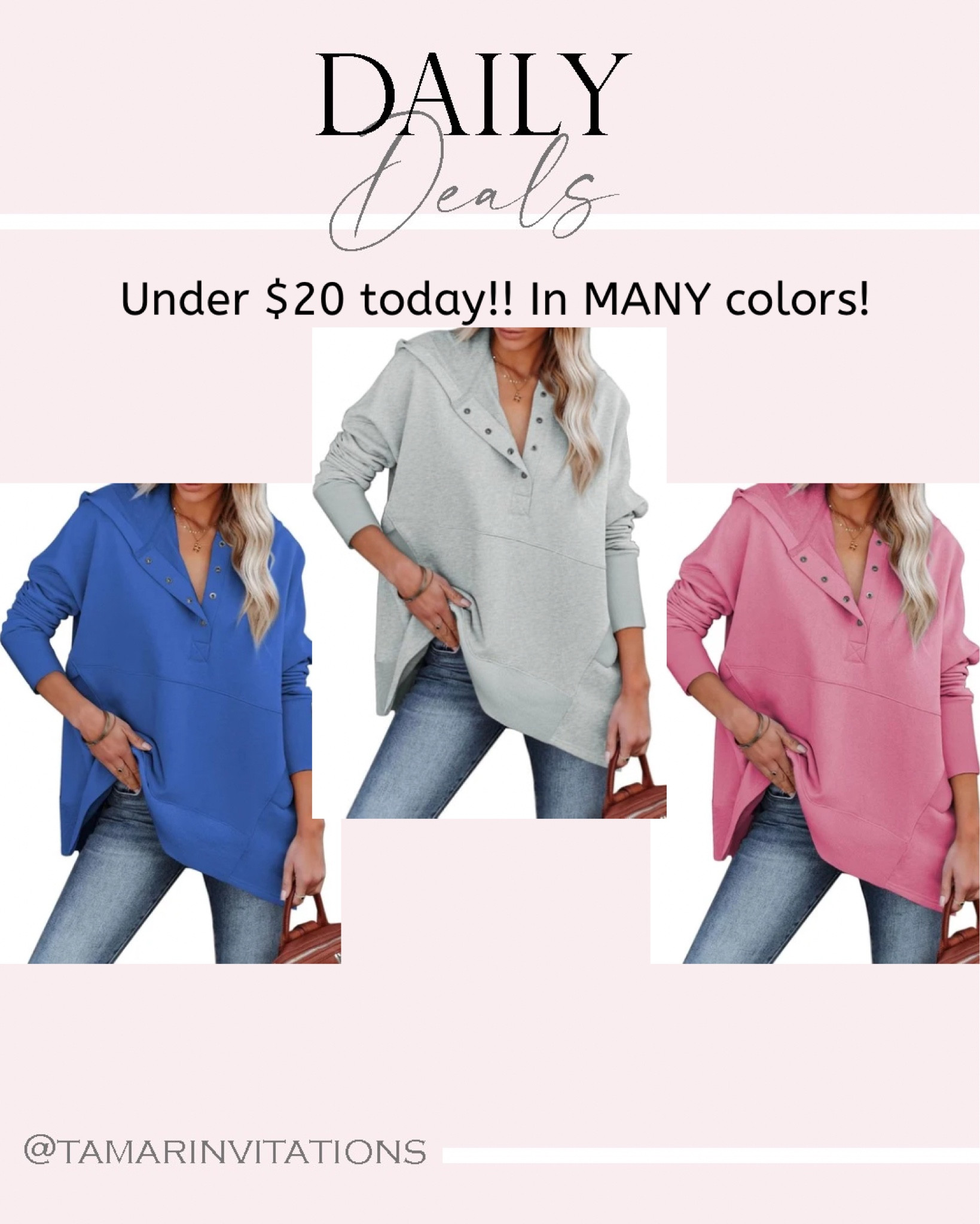 One of my favorite hoodies is under $20 today! Clip the coupon for the savings.  Comes in a ton of colors  

#LTKSaleAlert #LTKFindsUnder50 #LTKSummerSales