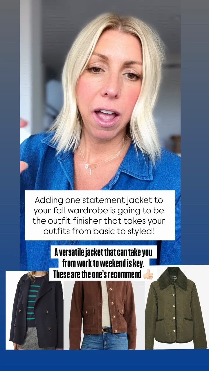 Nordstrom sale statement jackets I recommend for fall that will take you from work to weekend, effortlessly 👏🏻

#LTKSaleAlert #LTKOver40 #LTKSeasonal
