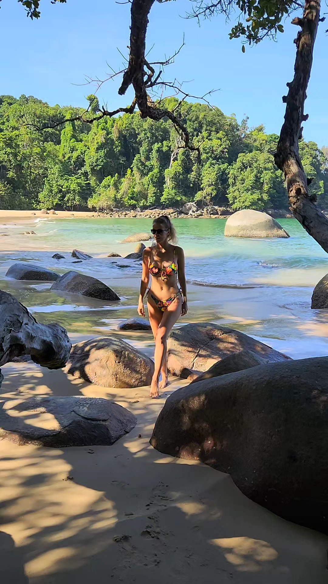 This bikini was actually under $10, but the quality really surprised me. The tropical print is so delicate and soft. It feels very elegant, feminine and slightly sexy at the same time. I love wearing it to the beach, and it also works perfectly for relaxed sunset or beach parties.

#LTKootd #LTKSwim #LTKTravel