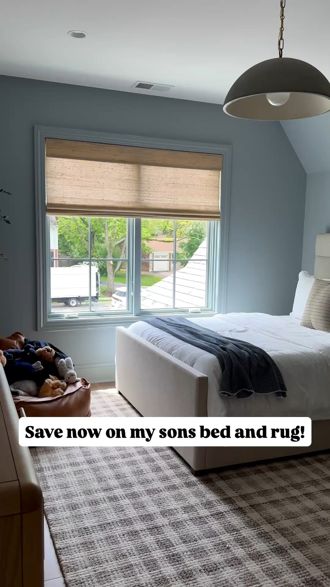 Snag my son’s upholstered bed and pretty rug on sale for memorial day! Also linking his target bedding!! ￼

#LTKHome #LTKSaleAlert