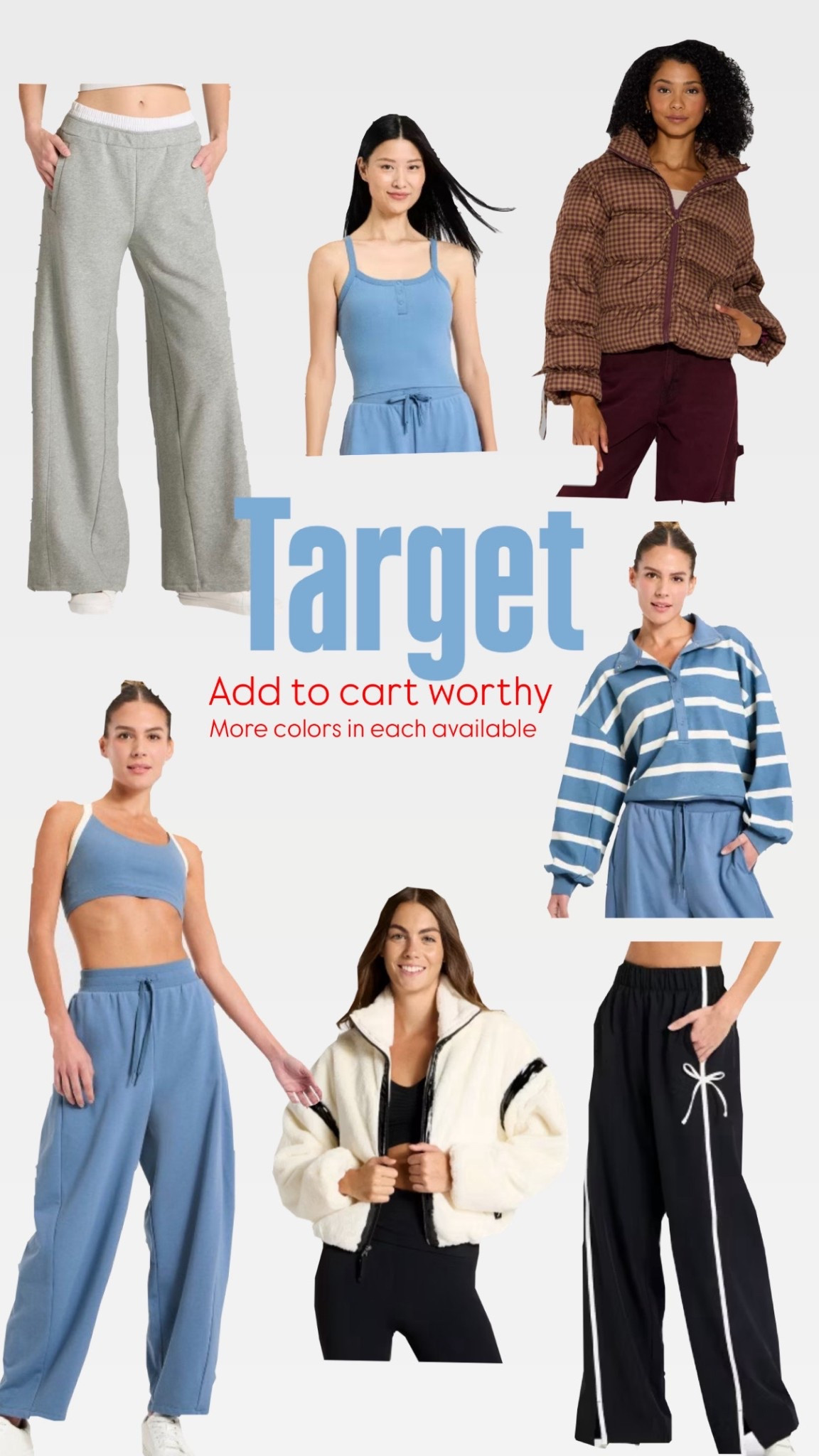 Target finds for the new year! More colors available 

Active wear
Mom outfits 

#LTKdayinmylife #LTKGiftGuide #LTKHoliday