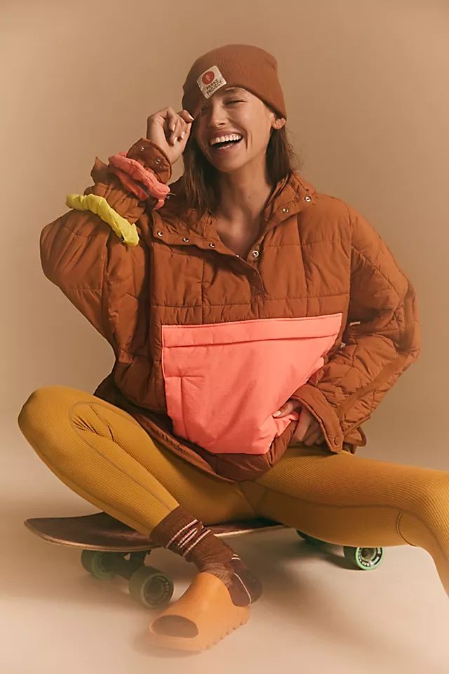 Pippa Pullover Colorblock Puffer | Free People (Global - UK&FR Excluded)