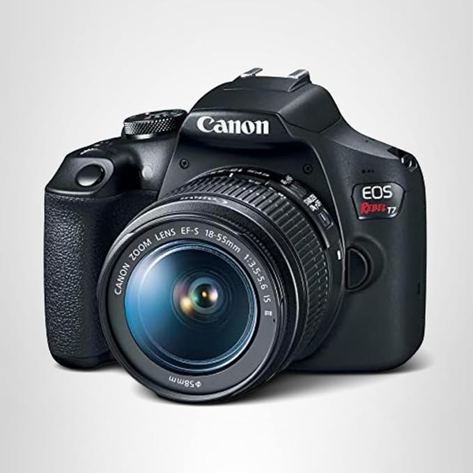 Canon EOS Rebel T7 DSLR Camera with 18-55mm Lens | Built-in Wi-Fi | 24.1 MP CMOS Sensor | DIGIC 4... | Amazon (US)
