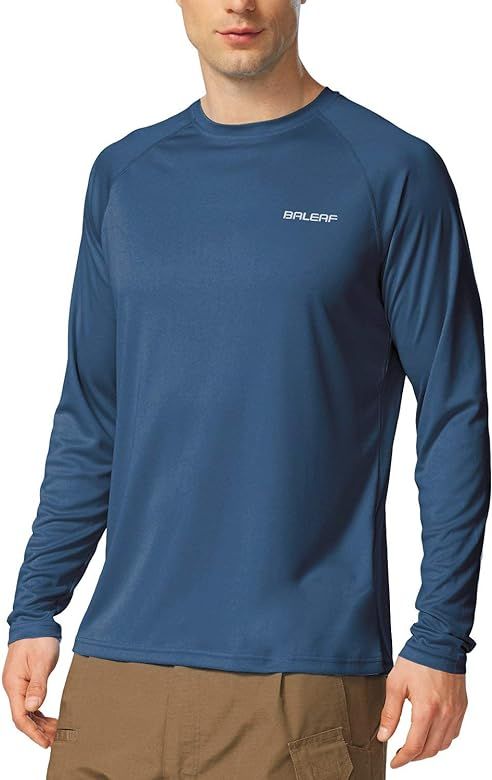 Men's Long Sleeve Shirts Lightweight UPF 50+ Sun Protection SPF T-Shirts Fishing Hiking Running | Amazon (US)