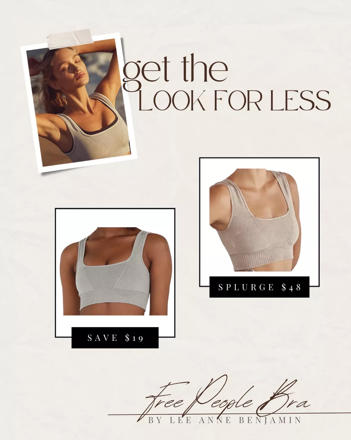 Never Better Square Neck Bra curated on LTK