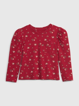 babyGap Organic Cotton Mix and Match Puff Sleeve Pocket T-Shirt | Gap (US)