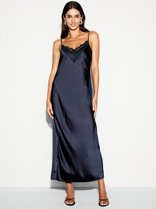 The Occasion by Old Navy Satin V-Neck Maxi Dress | Old Navy (US)