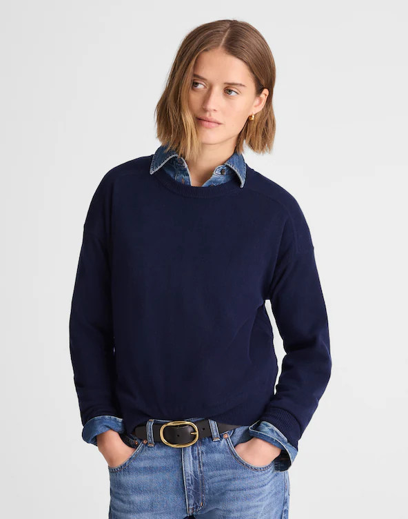 Crewneck Sweater in Cashmere | Madewell