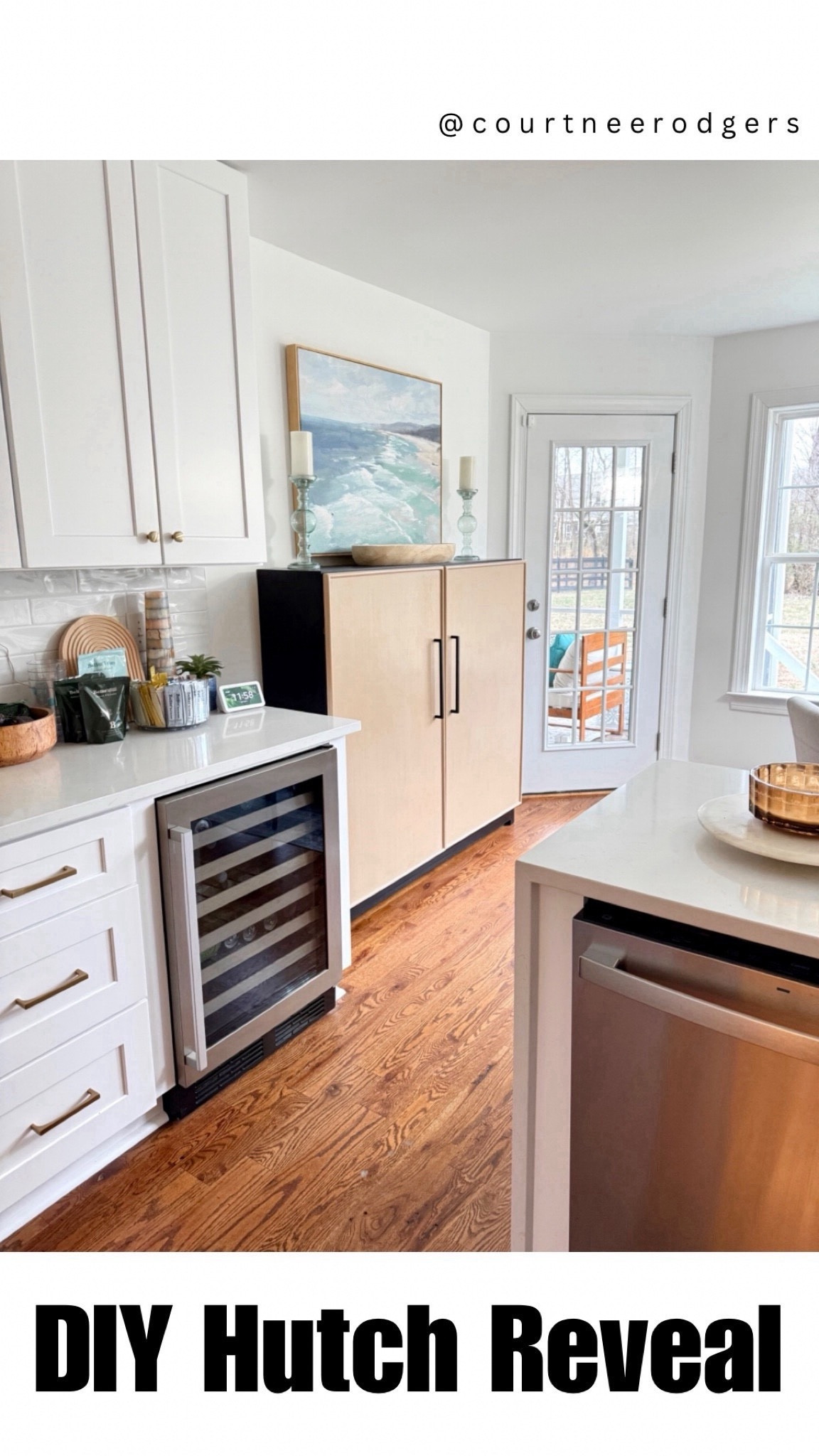 The project I thought we’d never finish 🤣…granted we’ve only been in our new house for 2 months, Michael and I were determined to have everything finished ASAP! 😜💁🏼‍♀️ This black hutch was actually the first “expensive” piece of furniture we bought (it’s surprisingly very sturdy/heavy) like 10 years ago…but it needed an update! 🙃 I had the idea to add doors to it (and a backing) to add to this open area in our kitchen! 🩵 Who knew it would be so hard to make doors and add hinges! 🤯 BUT WE DID IT and I’m more than happy with how it turned out! 😍 

Kitchen, Kitchen Cabinet, Home decor 

#LTKsalealert #LTKstyletip #LTKhome