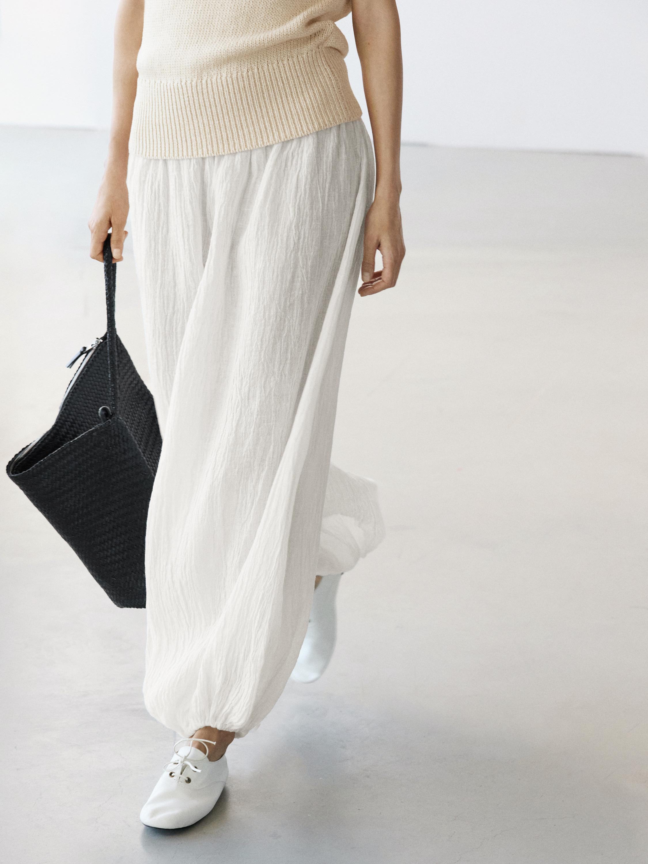 Pumphose aus Leinen | Massimo Dutti DE