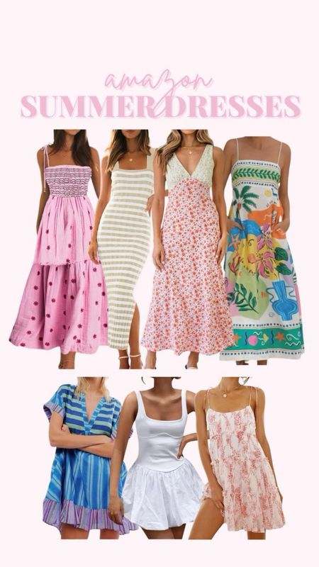 My favorite Amazon summer dresses right now 💛☀️

Amazon fashion - summer fashion - summer outfit ideas - trendy dress - amazon dresses - vacation outfit inspo 

#LTKFindsUnder100 #LTKStyleTip #LTKSeasonal