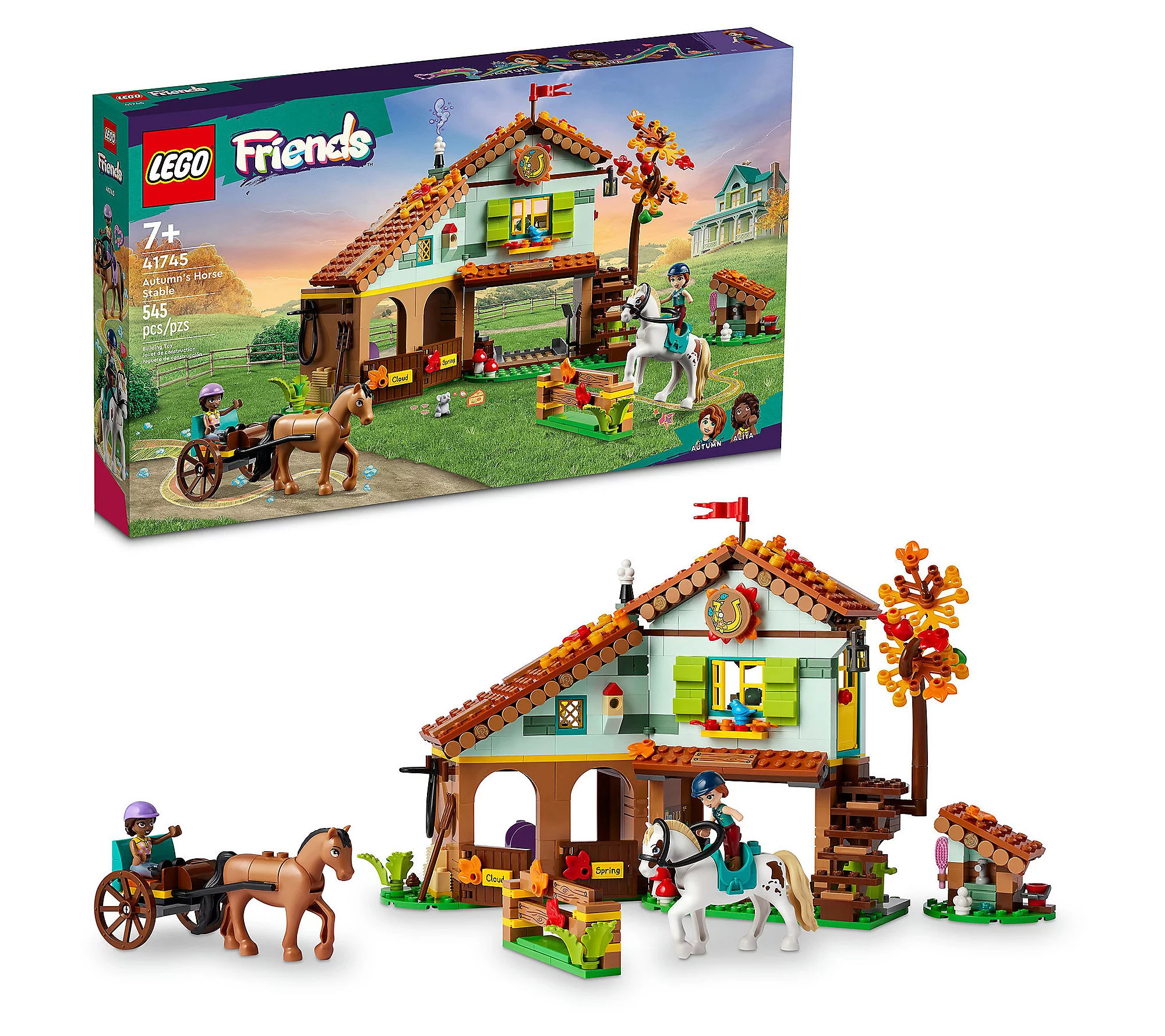 LEGO Friends Autumn's Horse Stable 41745 Buildi ng Set - 545 Pc | QVC