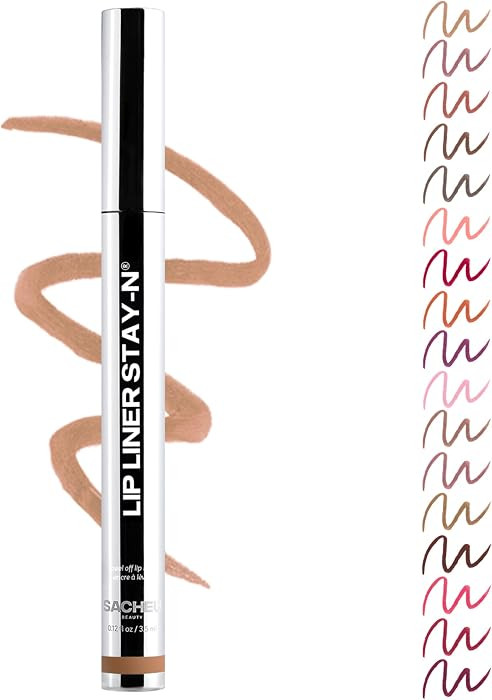 STAY-N Sacheu Lip Liner Peel Off Lip Stain, Longwear, nOOHde | Amazon (US)