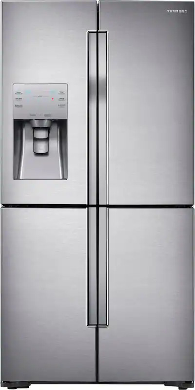 Samsung - 23 cu. ft. Counter Depth 4-Door with Cool Select Plus Fingerprint Resistant Refrigerato... | Best Buy U.S.
