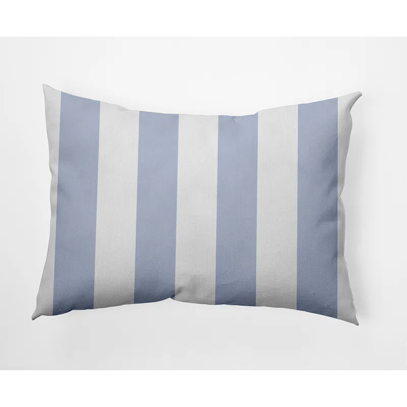 Rugby Striped Indoor/Outdoor Reversible Throw Pillow | Wayfair North America